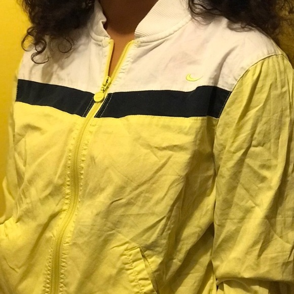 Nike Jackets & Blazers - Vintage Yellow Nike Windbreaker RARE